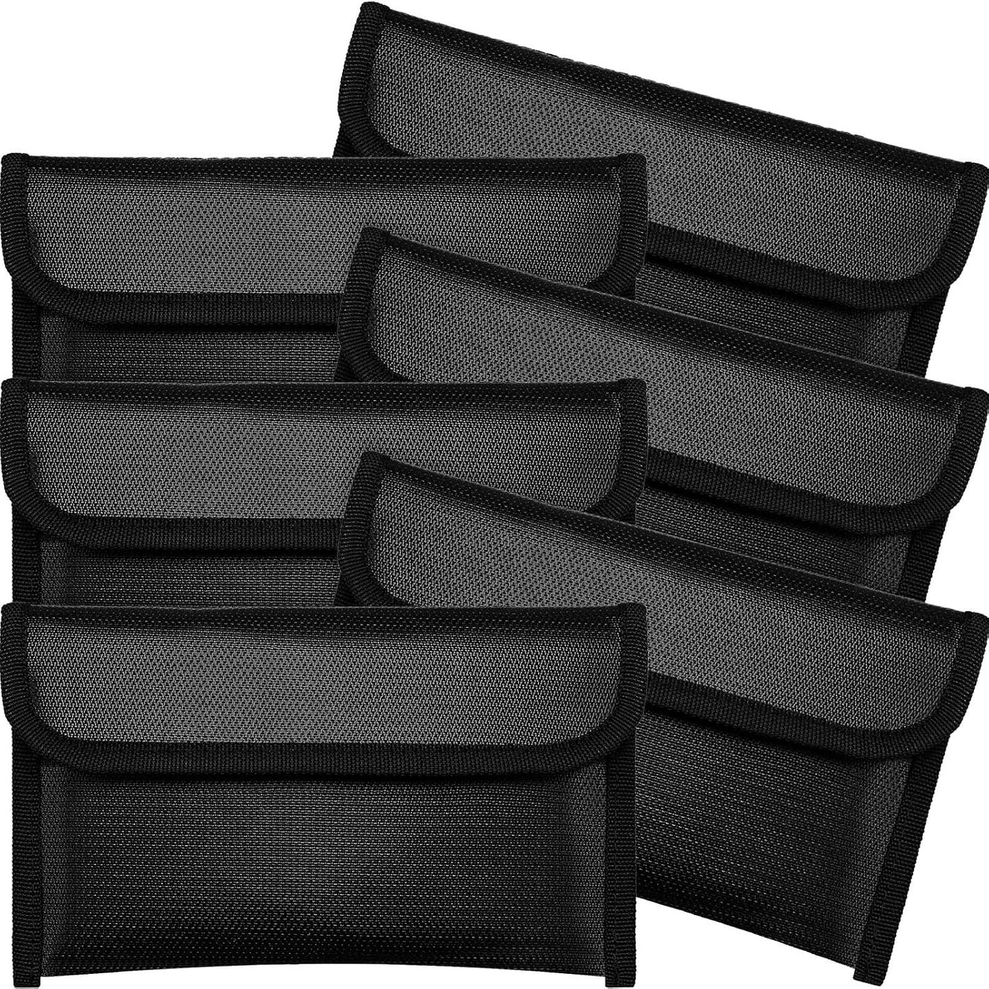 6 Bolsas Impermeables 8x5pulg Cremallera Silicona