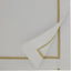 Mantel bordado 65x140pulg color dorado