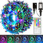 Guirnalda luces LED RGB 500 impermeables control remoto