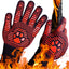 Guantes parrilla alargados 14" ignífugos antideslizantes