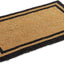 Tapete Coco Coir Resistente Negro y Verde