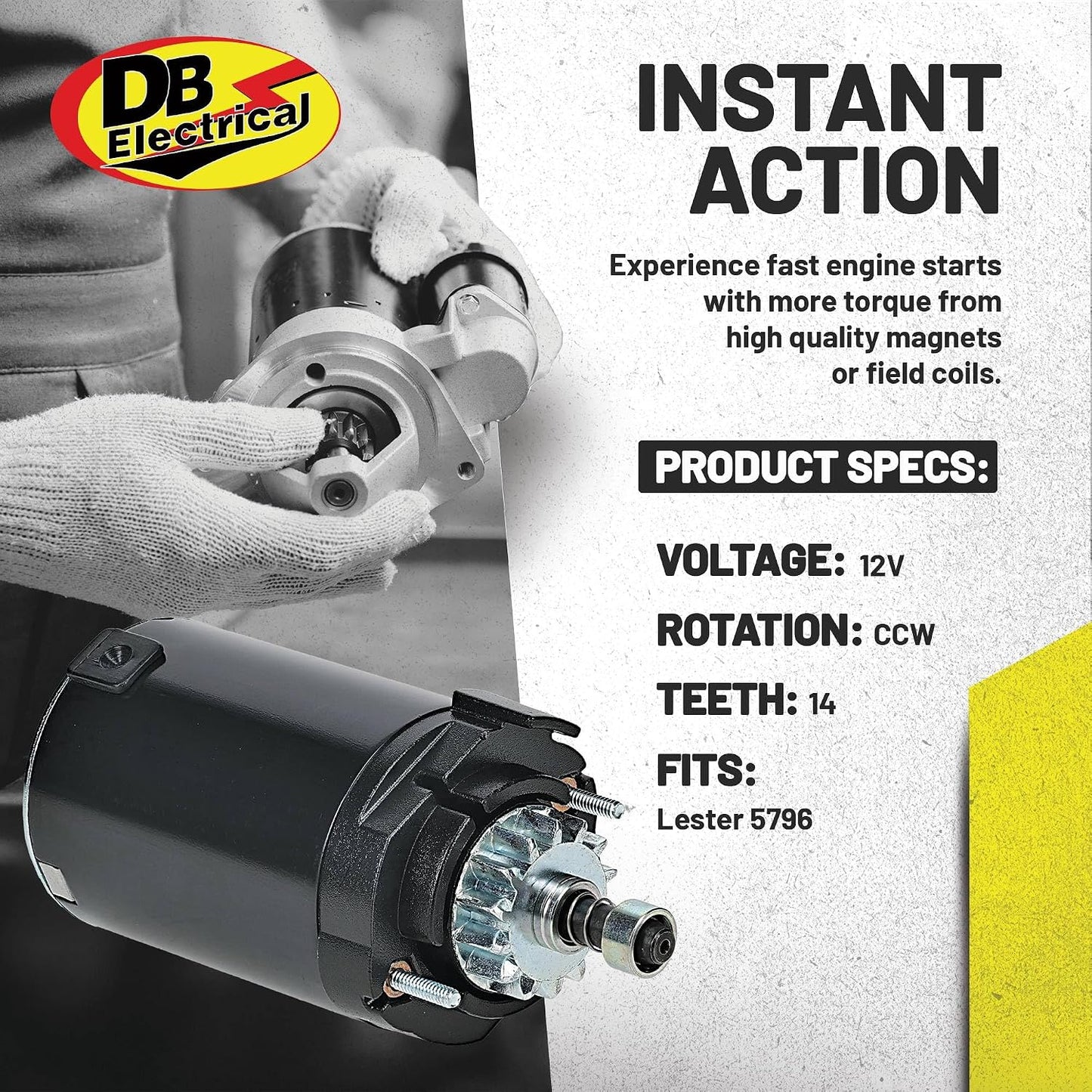 Arrancador Cub Cadet i1042 AII i1046 AII RZT 42 AII