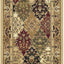 Alfombra pasillo 2'3"x6' diseño oriental multicolor beige