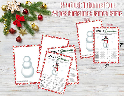 Juego dados lanzar muñeco nieve navidad familia