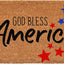 Felpudo God Bless America 17x29"