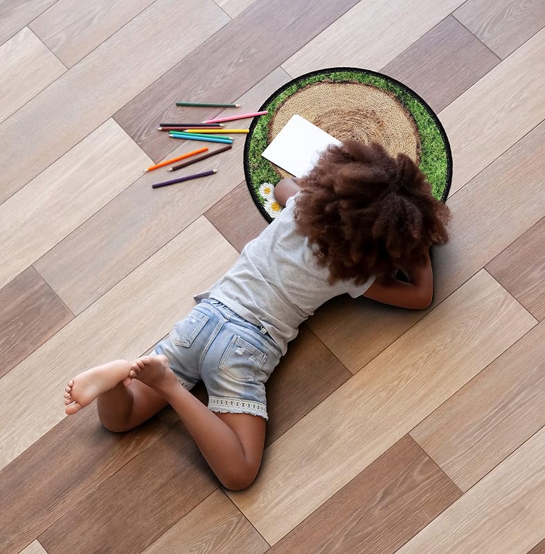 Alfombra educativa multicolor para aula infantil 24 asientos