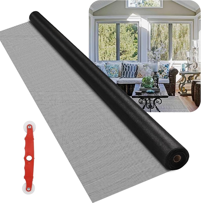 Rollo malla pantalla para porche 95x100' duradera