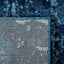 Alfombra decorativa 4x6ft diseño abstracto moderno azul