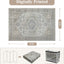Alfombras lavables 8x10" sala dormitorio antiderrap vintage