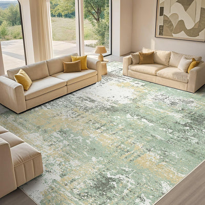 Alfombra área 9x12ft lavable suave plegable antideslizante