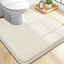 Alfombras baño forma U 24x20pulg espuma viscoelástica