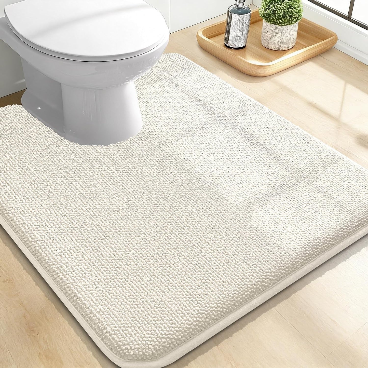 Alfombras baño forma U 24x20pulg espuma viscoelástica