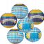 Faroles papel colgantes juego 6 para fiesta Oktoberfest
