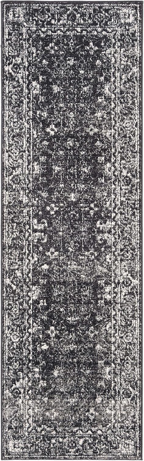 Alfombra sala entrada dormitorio estilo shabby chic 2'2x9'