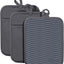 Set 3 Soportes Ollas Silicona Antiderrap Gris