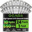 Cable Ethernet Cat6 10 Gbps 24 Pzas 1pie RJ45 conectores oro