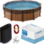 Cubierta red piscina redonda 18" resistente 0.15"
