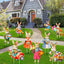12 Letreros Pascua Conejito Plástico Decoración Exterior Jardín