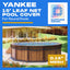 Cubierta red piscina redonda 15" resistente 0.15"