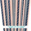 Pajitas papel chevron rosa azul marino 7.75pulg pack 100