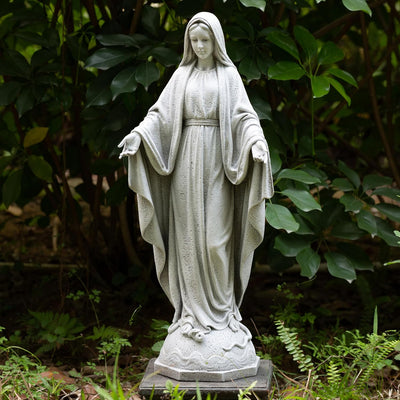 Estatua Virgen María Nuestra Señora de Gracia 24pulg para jardín