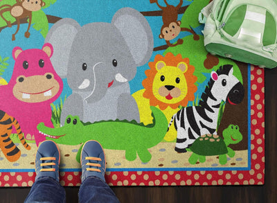 Alfombra antiderrap niños hogar aula 3x5"