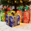 3 Cajas Regalo Iluminadas Navidad Decoración Hogar
