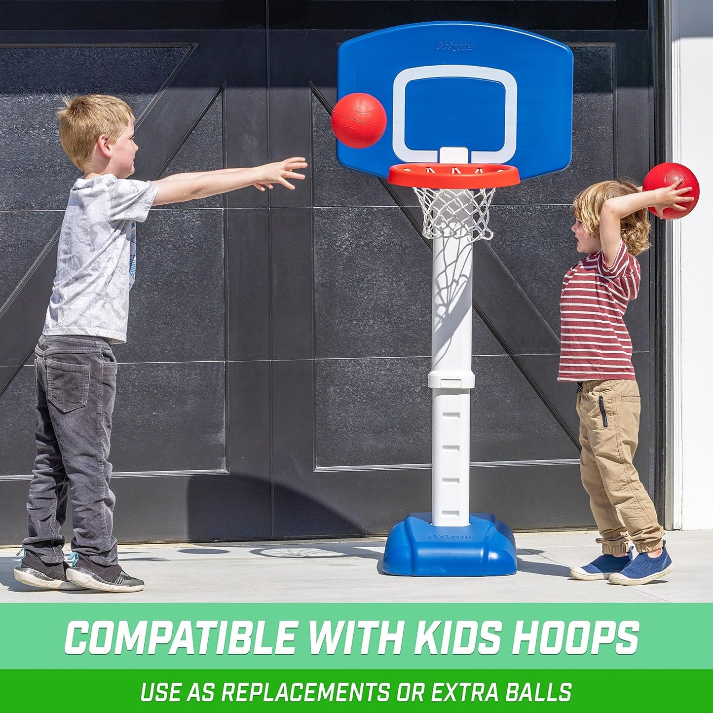 Bolas repuesto 6pulg para tot shot y aros baloncesto niños set 3