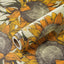 Papel tapiz floral retro para pared cocina