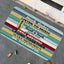 Tapete rústico puerta 17x30pulg decorativo