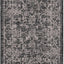 Alfombra exterior lavable 2x3'7" negro y marfil patio puerta