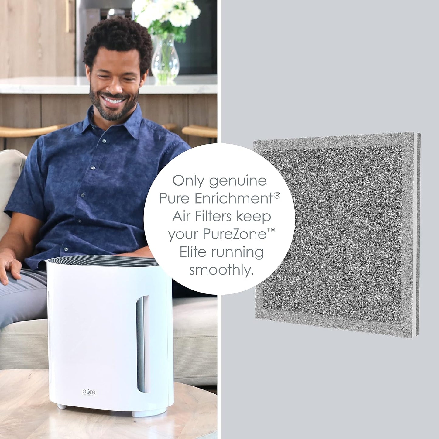 Filtro HEPA 3en1 Purezone pack 2
