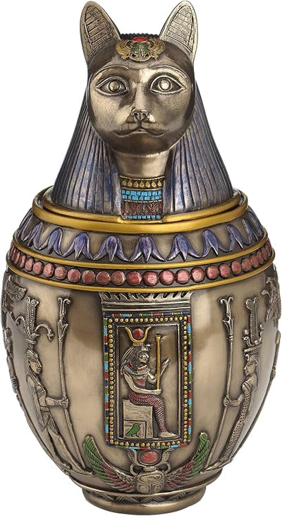 Urna conmemorativa gato Bastet Egipcio