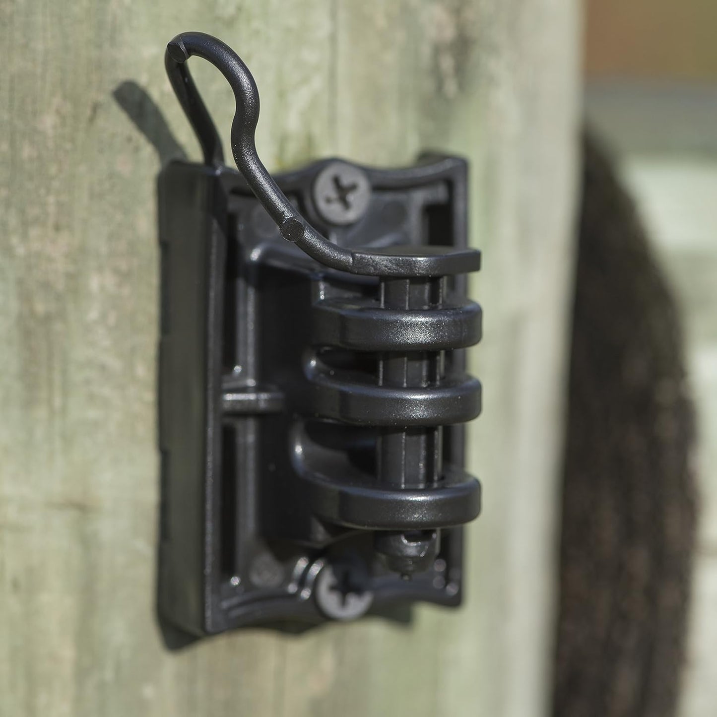 Aisladores T para valla eléctrica negro set 25