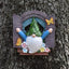 Figura gnomo mariposa decoración jardín patio ventana