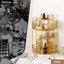 Organiz. giratorio maquillaje tocador estante baño