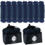 Líneas muelle 1/2pulg x15ft 8 cuerdas nailon doble azul