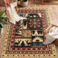 Alfombra oso navidad lavable 3x5ft antiderrap suave