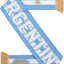 Bufanda punto fútbol argentina rayas unisex