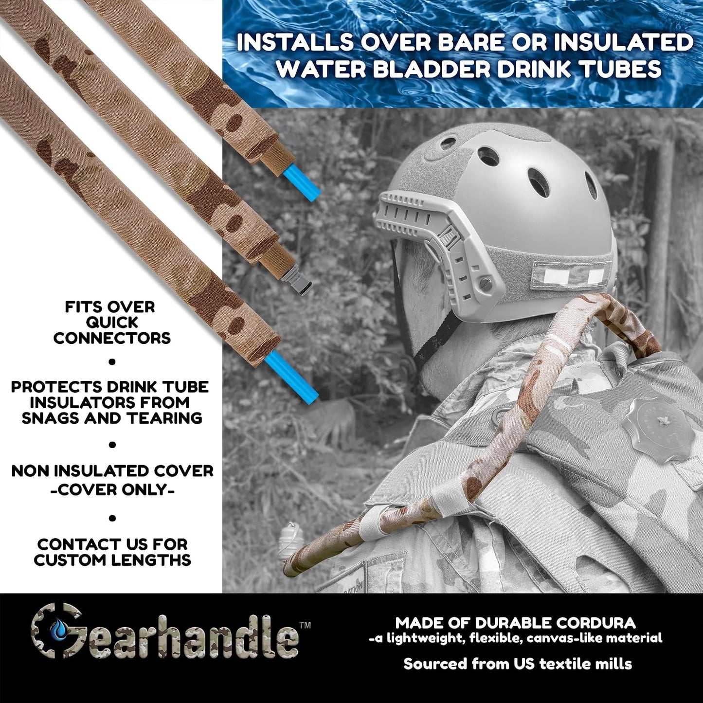 Funda tubo bebida Multicam Pack Hidratación