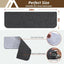 Alfombra antiderrap peldaños madera 28x9" color negro