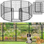 Valla temporal para perros 23ft x 40pulg 10 paneles metal