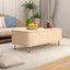 Patas mesa horquilla 4" set 4 metal con protectores suelo