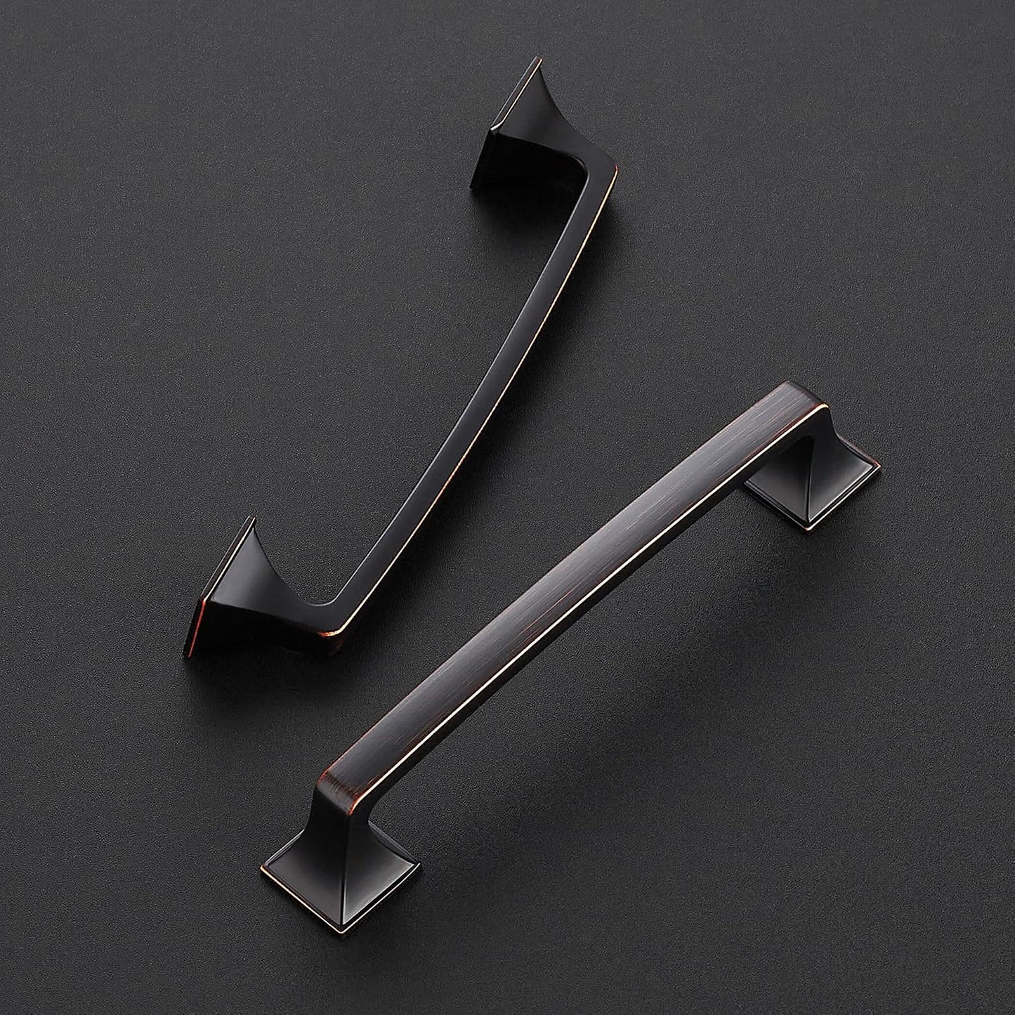30 Manijas Cocina Bronce Aceitado 5pulg Sólidas