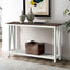 Mesa consola rústica vintage estrecha 40blanco