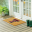 Tapete fibra coco Texas Tech 36x24pulg logotipo oficial