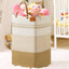 Cesta almacenamiento decorativa 100L con asas cuero