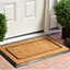 Felpudo Maxen 18x30" color natural/negro