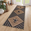 Alfombra pasillo yute 2x6ft antiderrap lavable