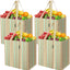 4 Pzas Bolsas Comestibles Reutilizables Plegables